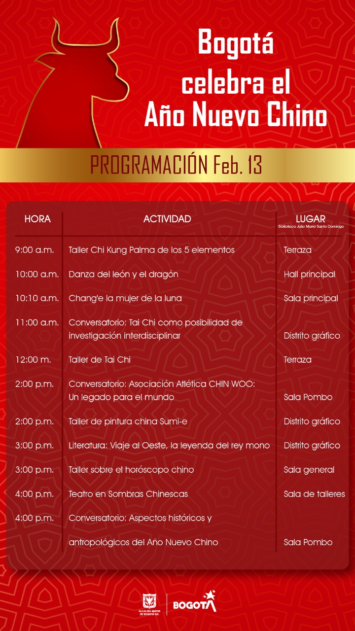 Programación año nuevo 13 de febrero