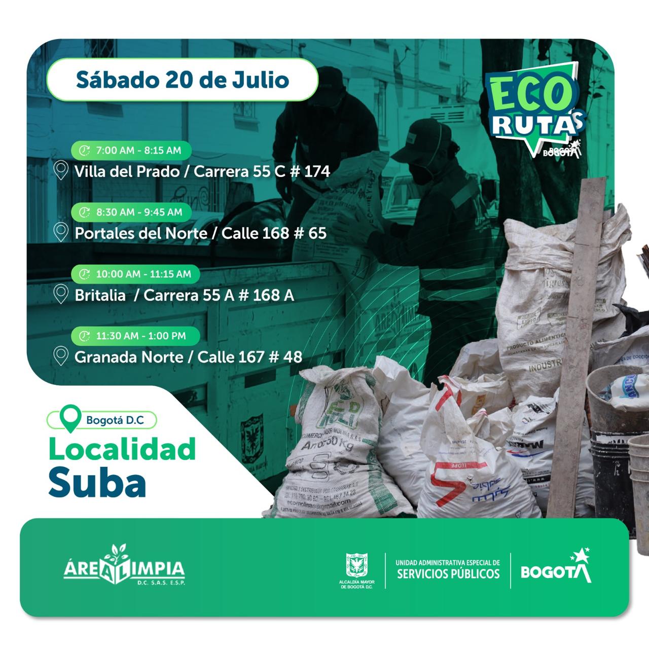 ecoruta 20 de julio