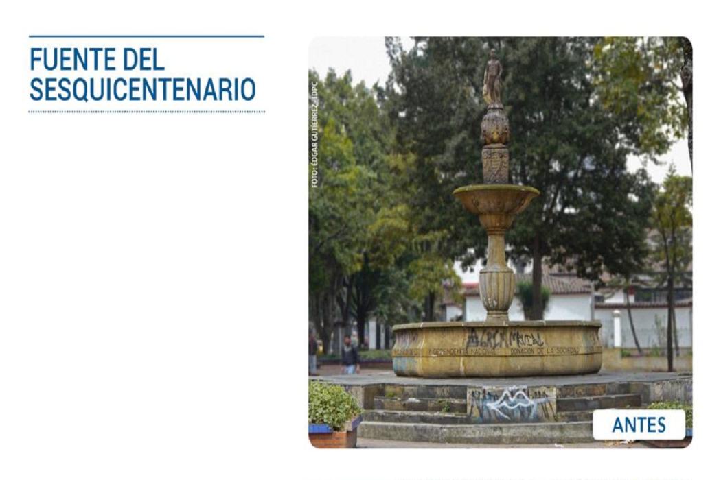 Fuente Sesquicentenario Foto: IDPC