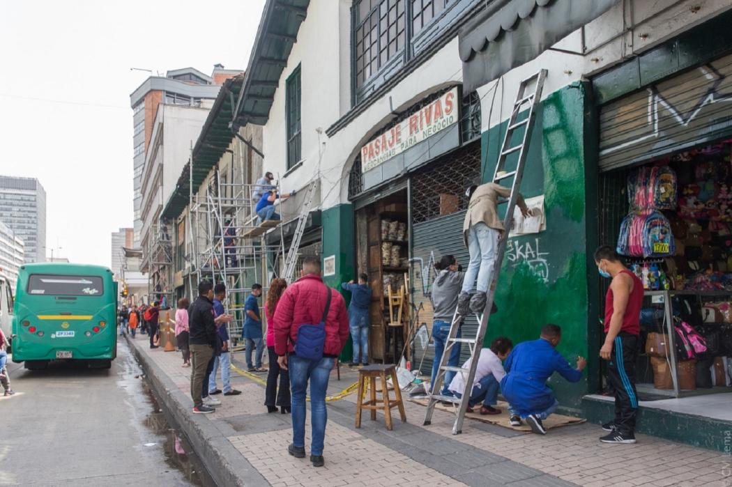 El Instituto Distrital de Patrimonio Cultural ha intervenido más de 1020 fachadas patrimoniales en la localidad de La Candelaria. Foto: IDPC