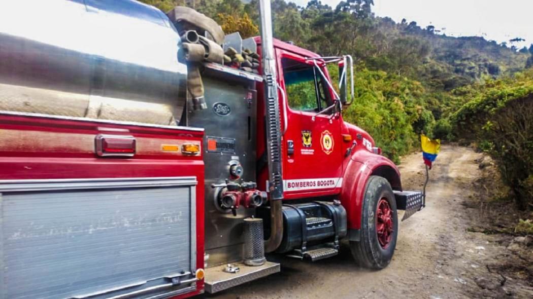 El segmento intervenido mejorará el acceso al Páramo de Cruz Verde y permitirá la entrada y salida del Cuerpo Oficial de Bomberos que cuenta con una estación móvil en este punto.