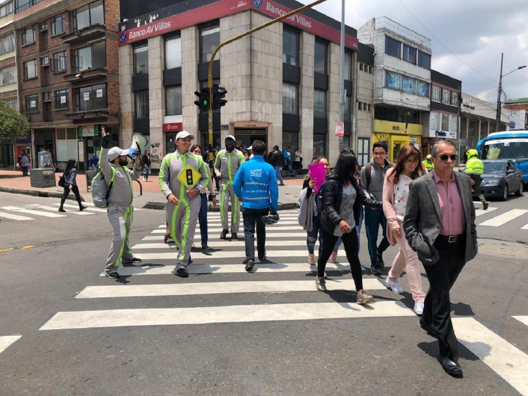 Las muertes de peatones se redujeron en un 40%. Foto: Secretaría de Movilidad