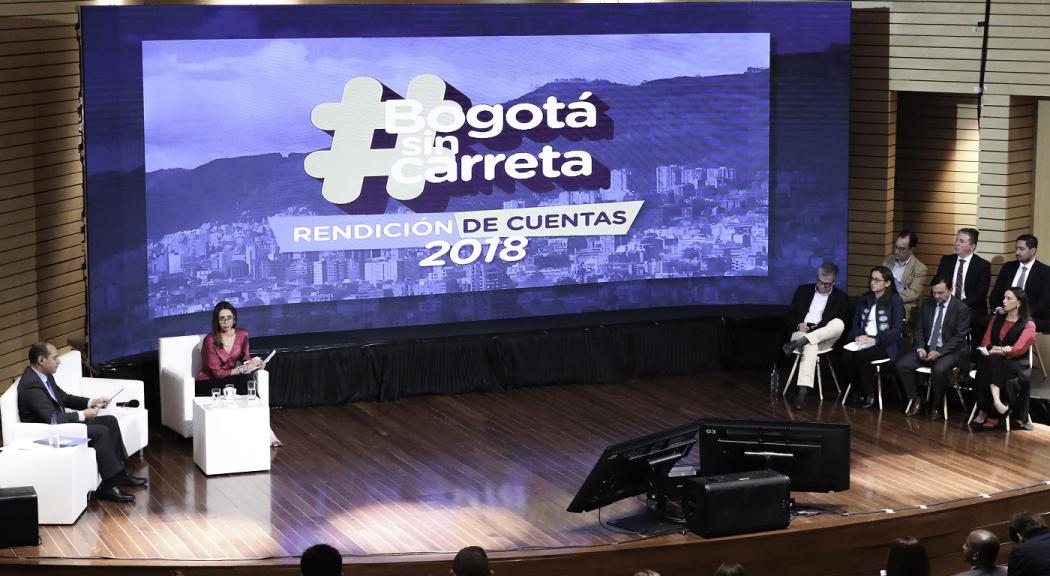 Balance rendición de cuentas 2018 - Foto: Comunicaciones Alcaldía Bogotá 