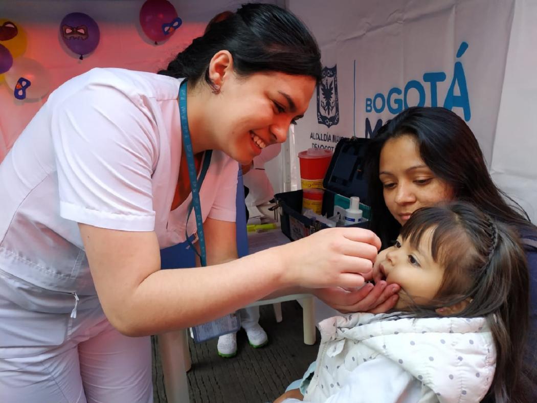 Atención especial con los menores de un año. Foto: Secretaría de Salud