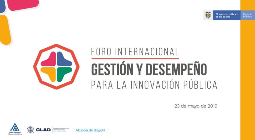 Foro Internacional de Innovación Pública en Bogotá