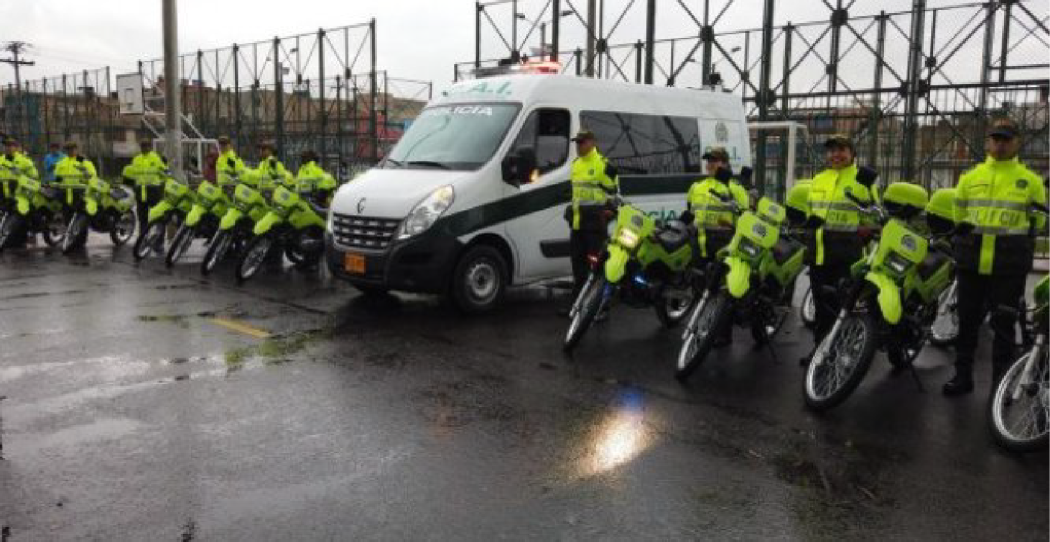 Equipos para la Policía Metropolitana de Tunjuelito