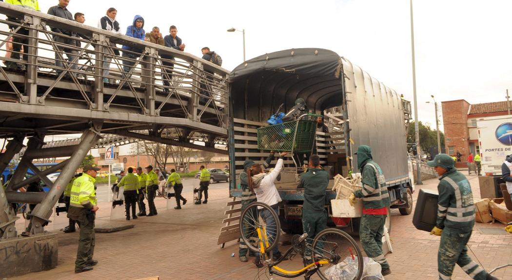 Operativos espacio público en Bogotá 