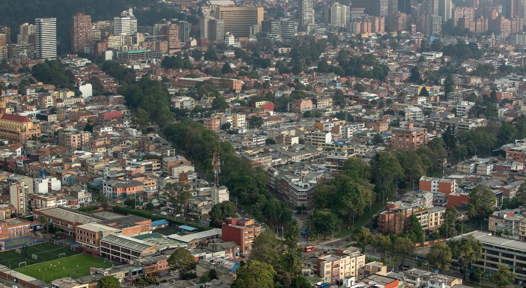 Mensaje de bienvenida a Bogotá 