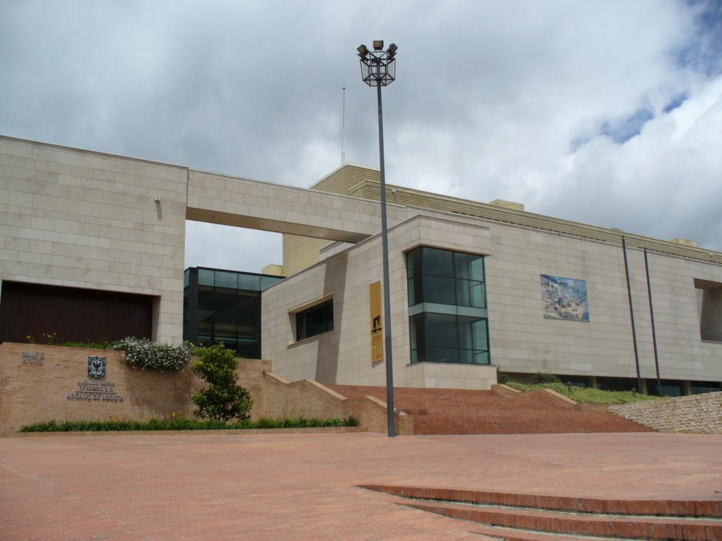 Fachada del Archivo de Bogotá