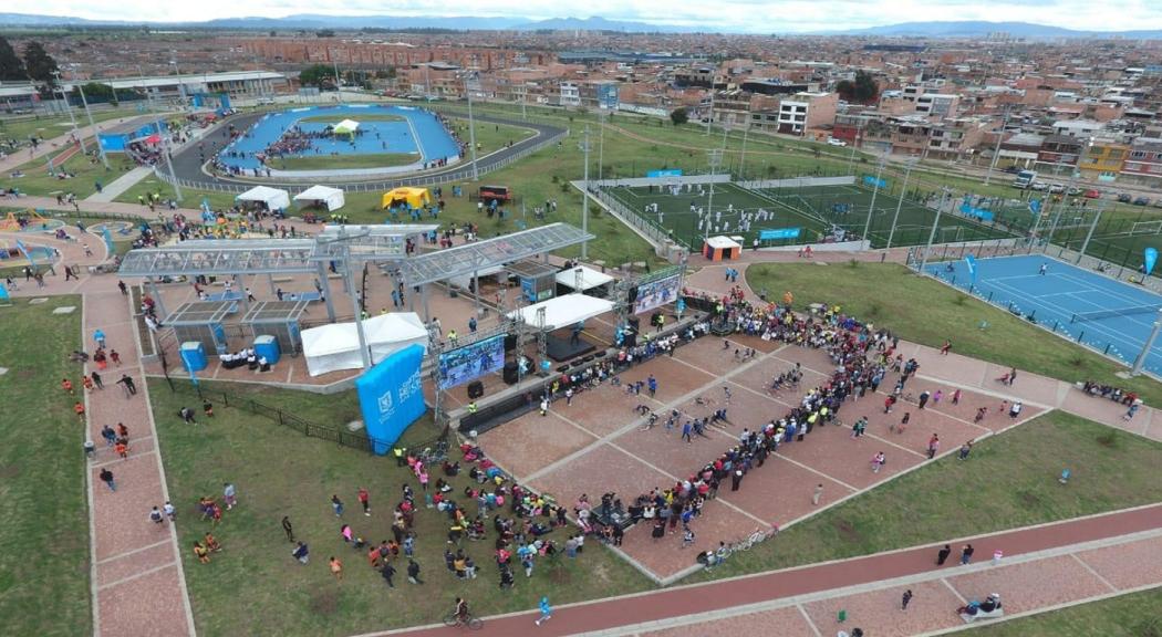 Entrega del parque Gilma Jiménez