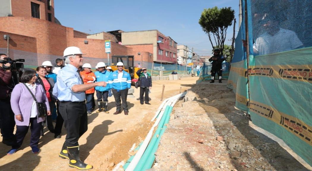 Obras viales e intervención de parques en Puente Aranda