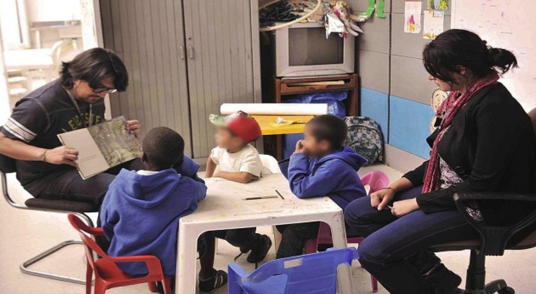 Los niños reciben atención prioritaria en el Centro Local de Atención a Víctimas - Foto: Alcaldía de Bogotá.