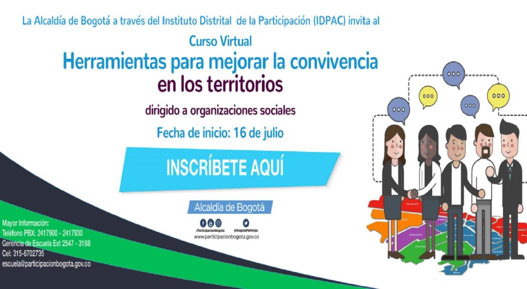 Curso para mejorar convivencia en los territorios 