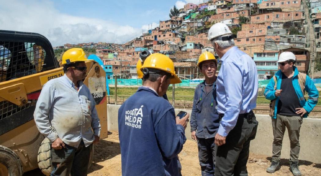 El alcalde Enrique Peñalosa recorrió varios puntos en la localidad de Ciudad Bolívar