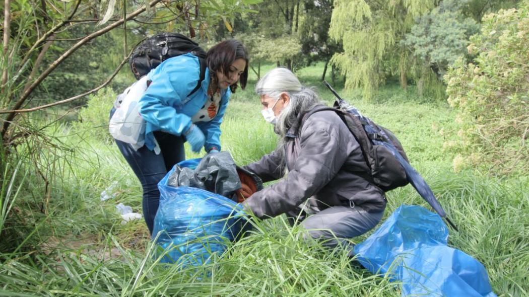 Jornada de Limpiatón en el humedal Juan Amarillo en la localidad de Suba