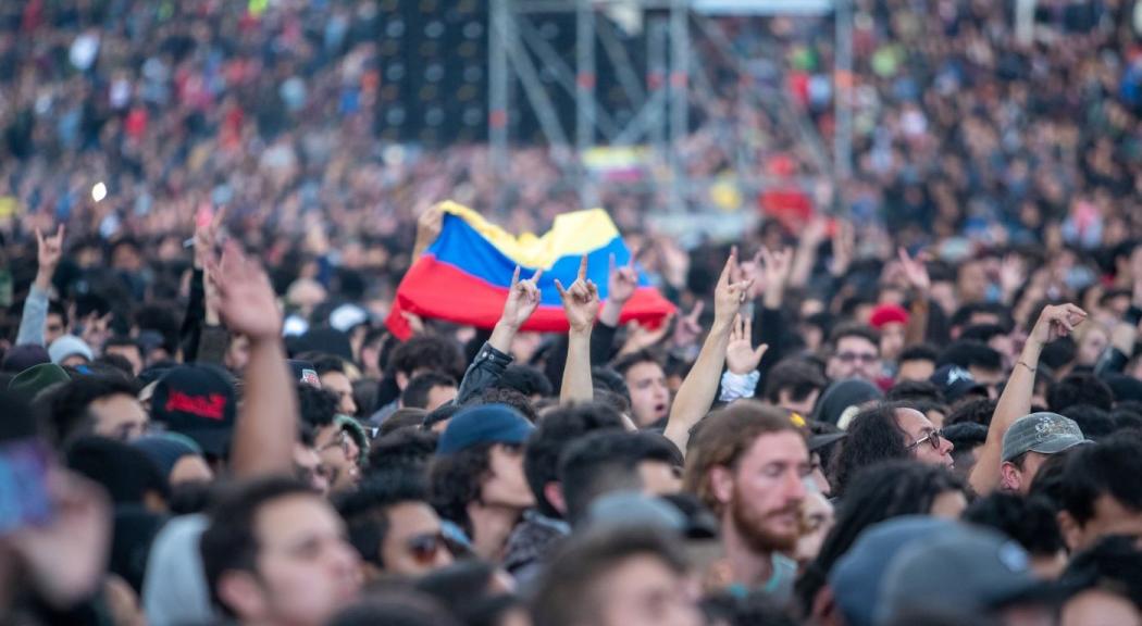 Imagen de los asistentes a Rock al Parque