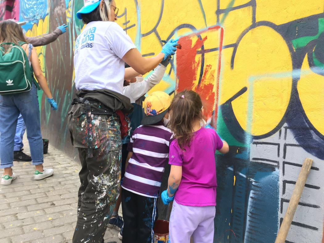 Embellecimiento del barrio San Felipe en Bogotá 