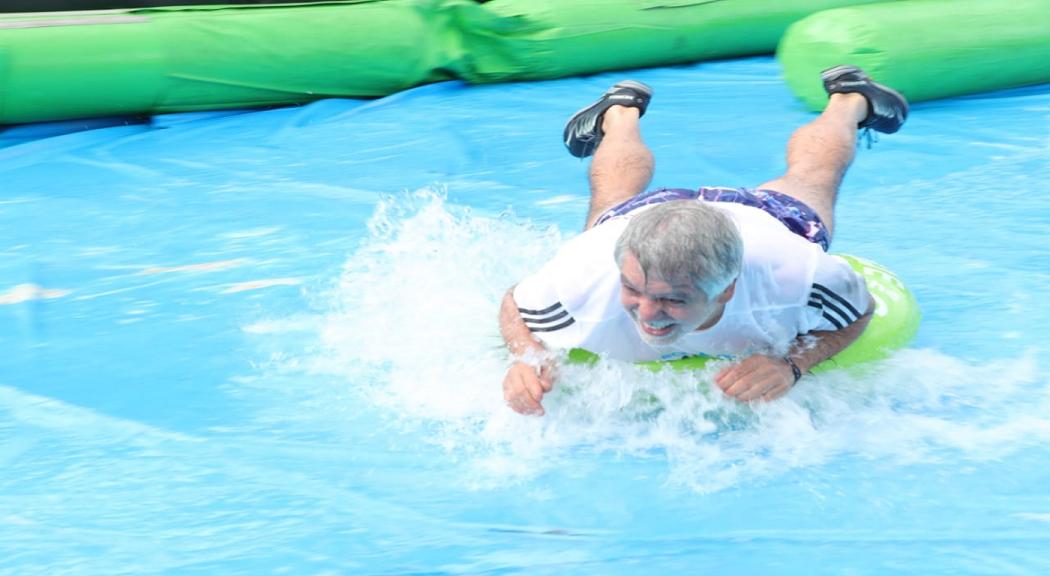 Peñalosa abrió y se lanzó por el #TobogánDeVerano 2019