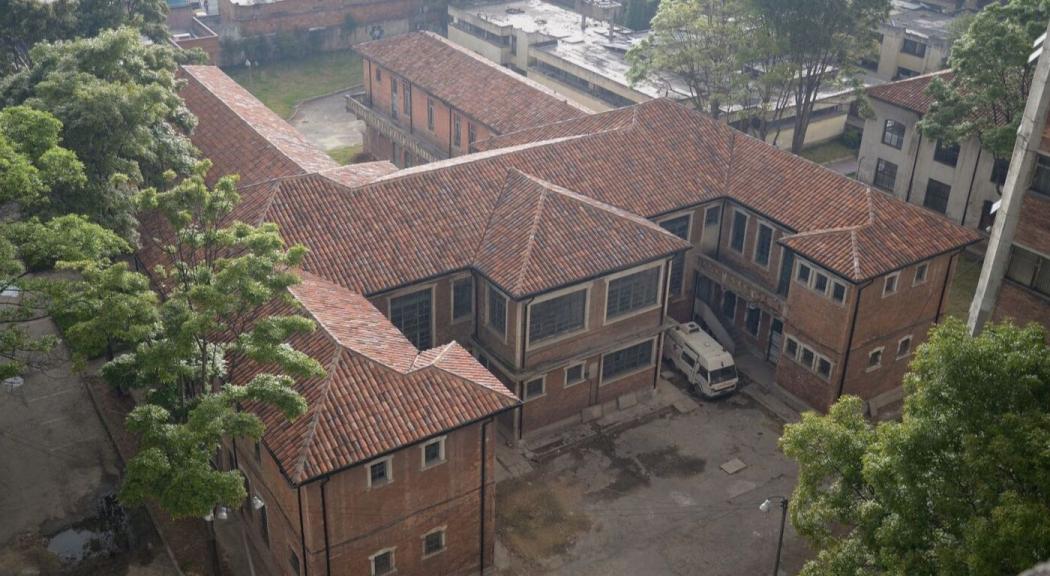 Toma aérea del hospital San Juan de Dios, nueva sede de la Feria del Millón.