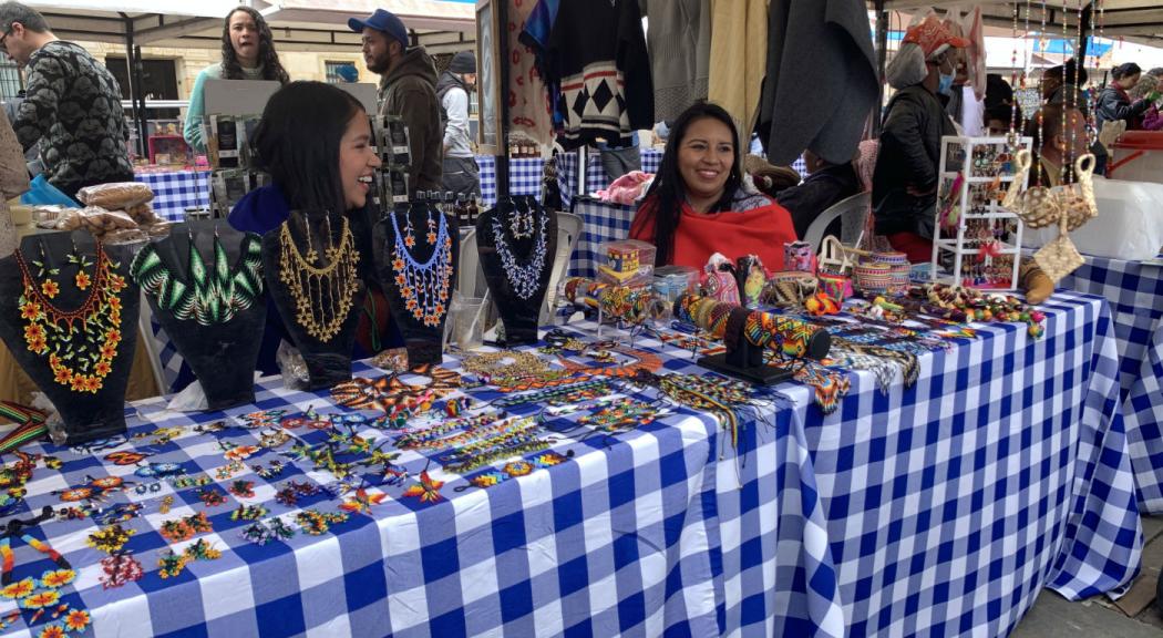 Mercado Campesino en la Plaza de Bolívar