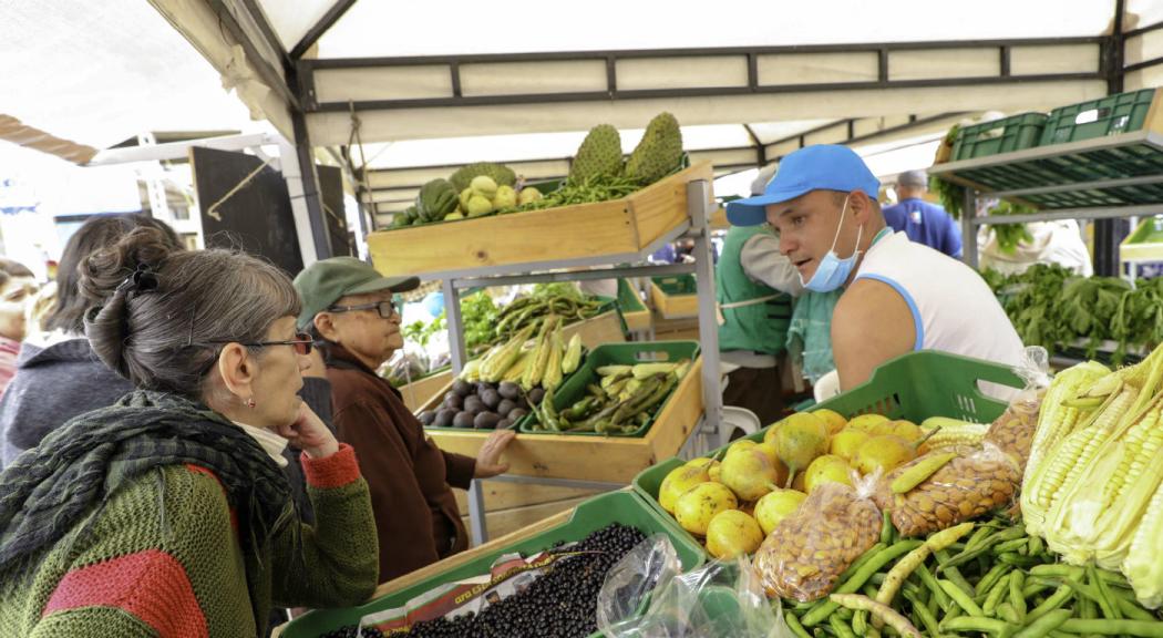 Mercado Campesino en la Plaza de Bolívar