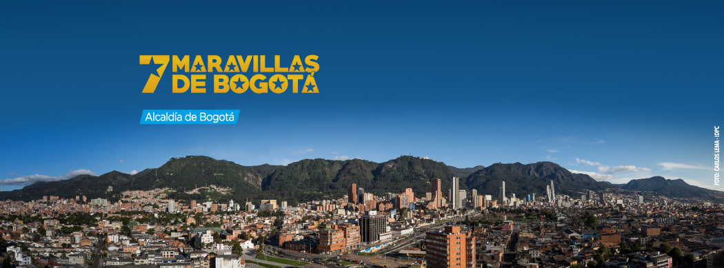 Panorámica de los cerros de Bogotá.