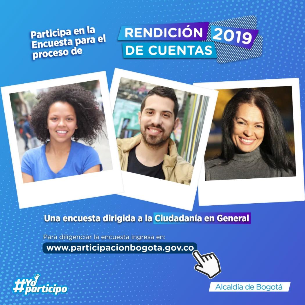 Rendición de cuentas IDPAC 2019