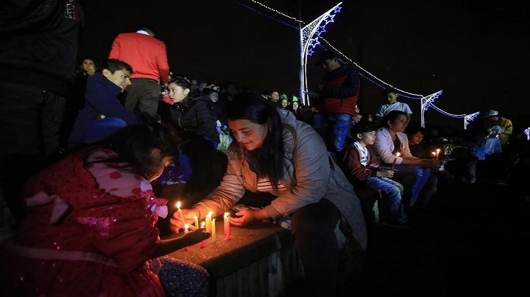 Noche de Velitas en Bogotá