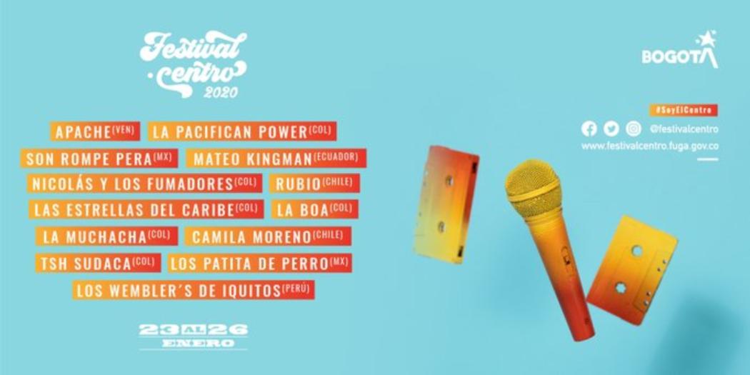 Escucha aquí, Vení de la Pacifican Power, música del Festival Centro 2020