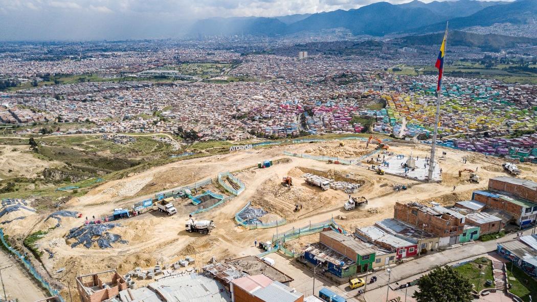 Obra Mirador Illimaní en su tercera fase 