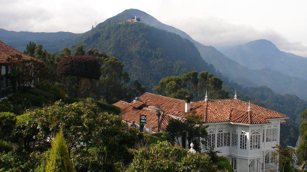 Imagen de los cerros orientales de Bogotá