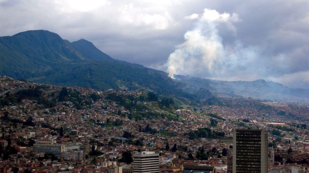 Imagen de los cerros orientales 