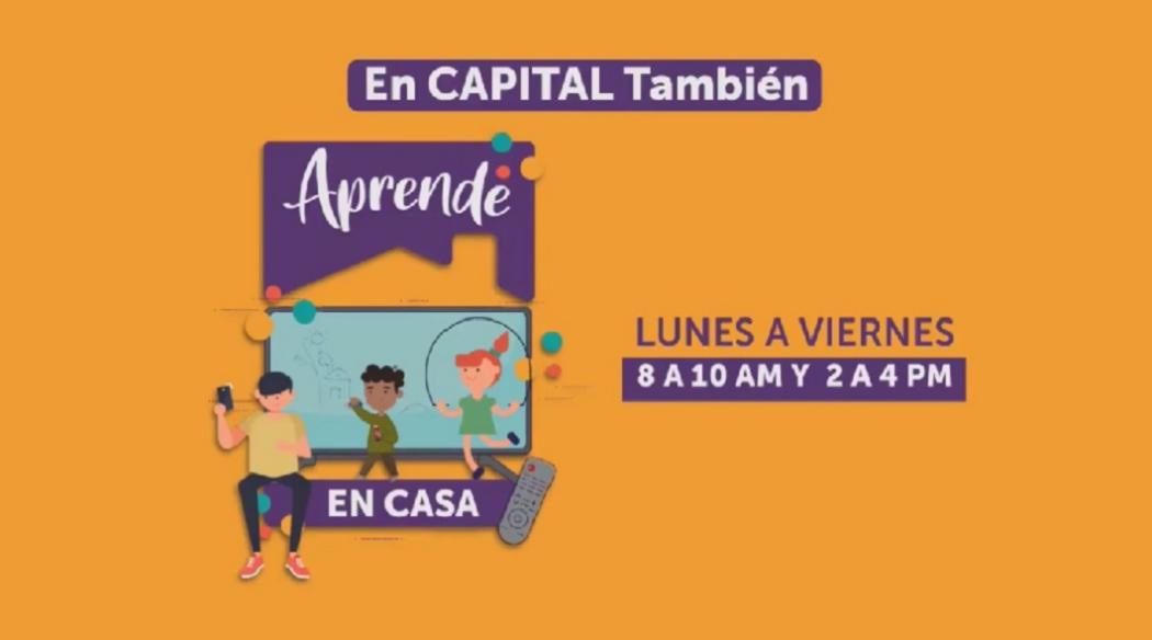 Franja especial ‘Aprende en casa’ en Canal Capital