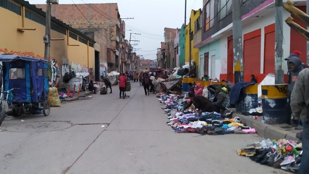 Espacio público recuperado en el barrio María Paz