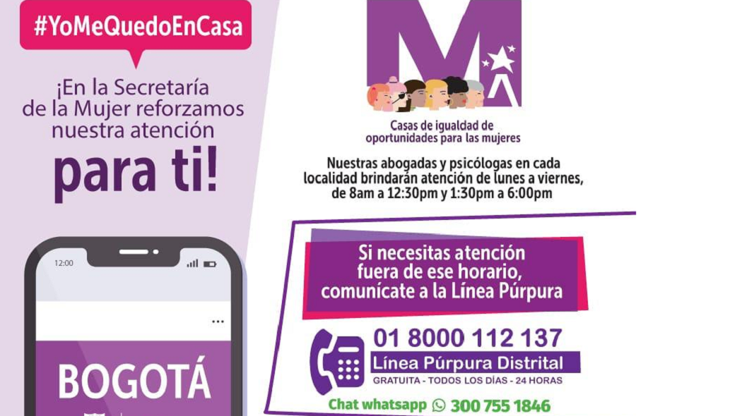 Protección para mujeres en Bogotá