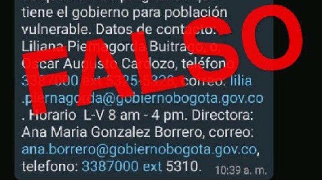 Falsas informaciones que circulan por redes