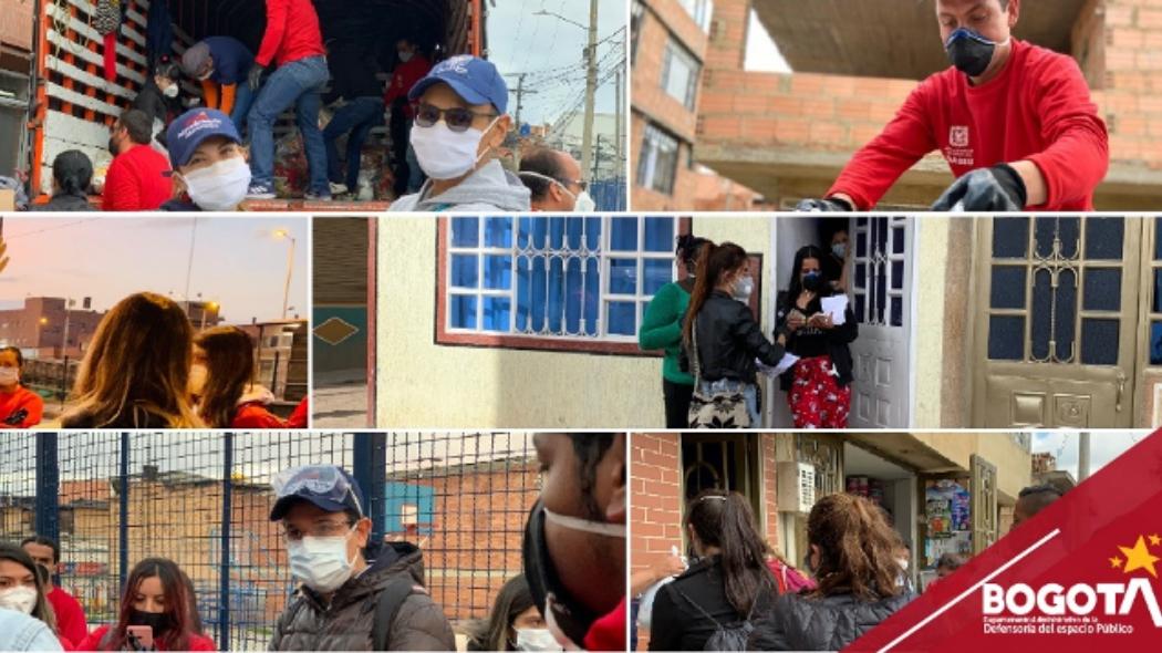 Entrega de mercados en la Localidad de Bosa