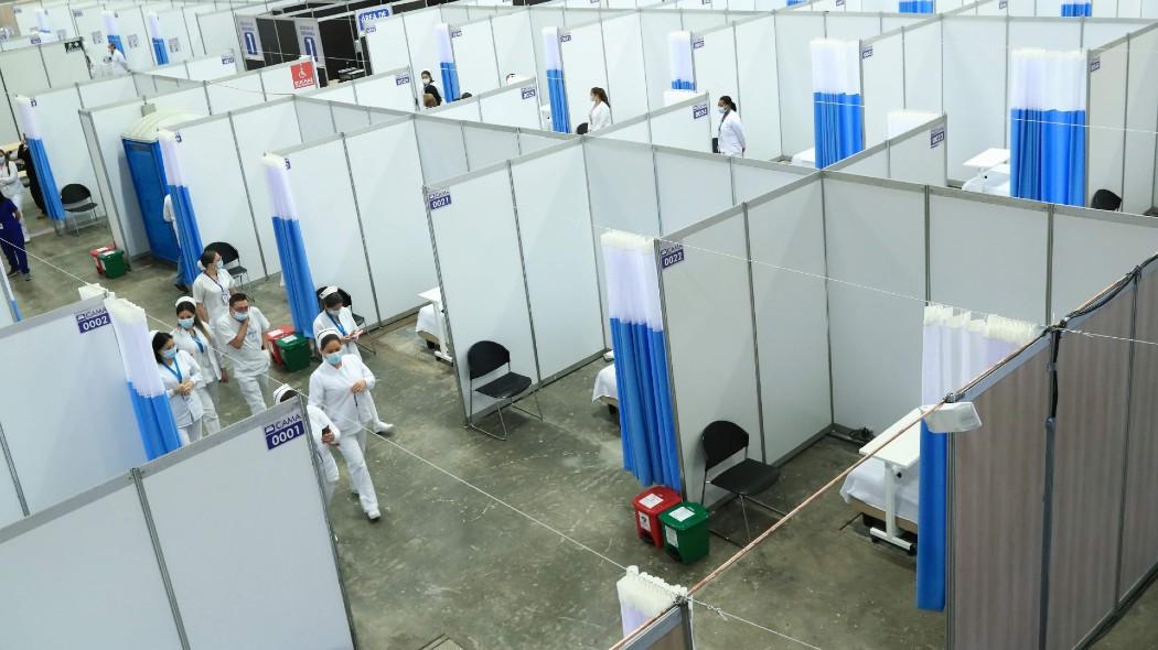 Panorámica del hospital de Corferias. Foto: prensa Alcaldía