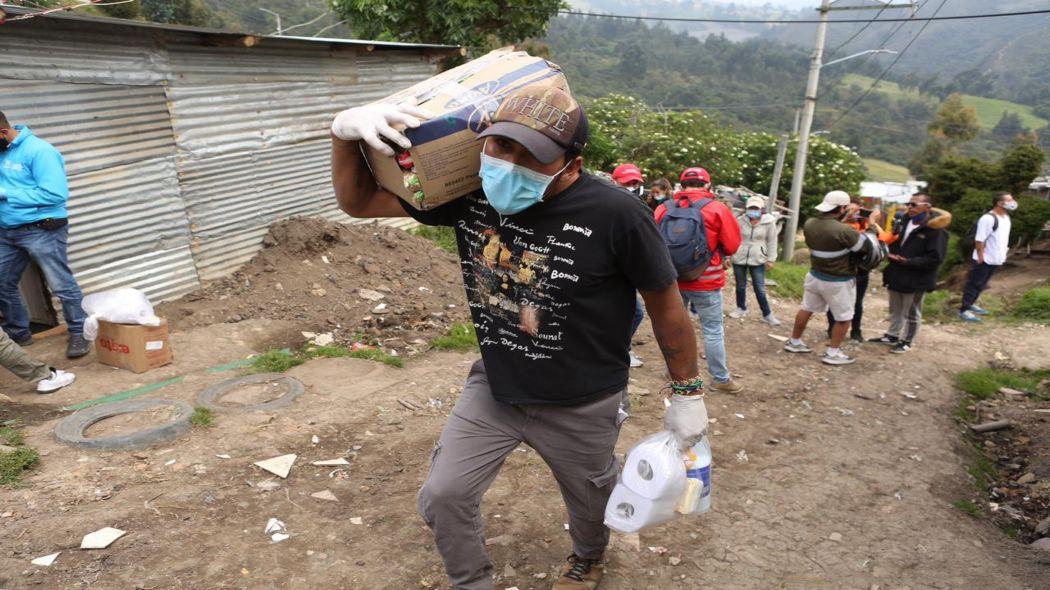 Entrega de Kits Solidarios en Bogotá