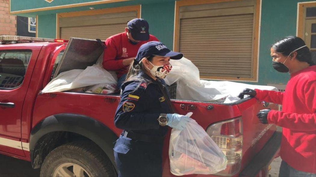 Entrega de Kits Solidarios en Bogotá