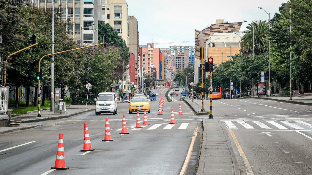 Taxi en Bogotá en la cuarentena