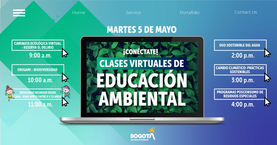 Clases virtuales educación ambiental