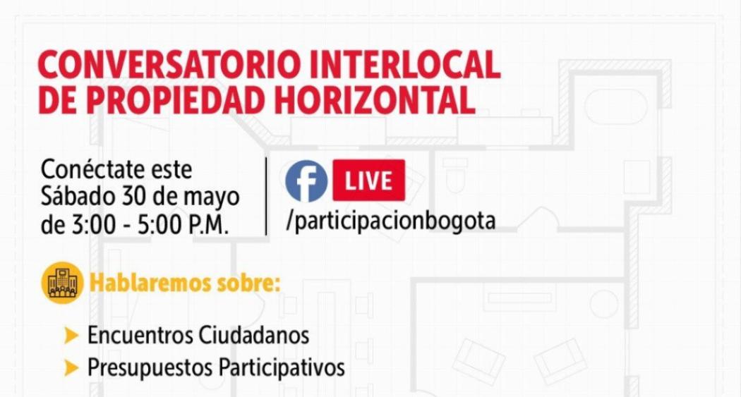 Conéctate al conversatorio interlocal de propiedad horizontal