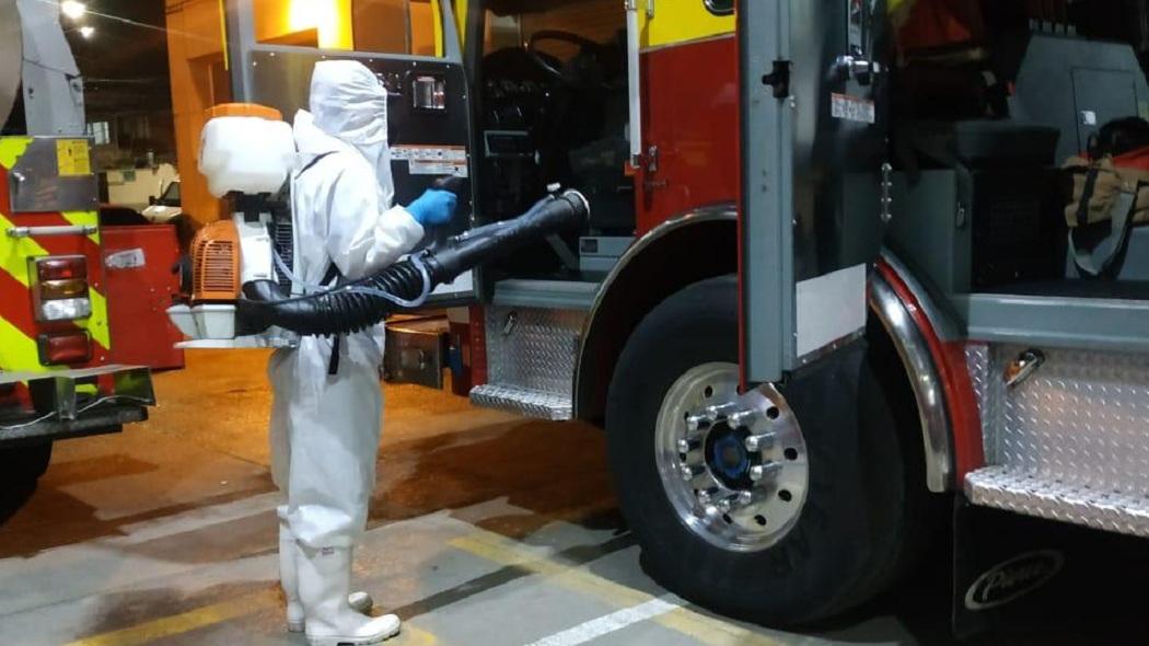 Bomberos tienen bajo control los casos de covid - 19