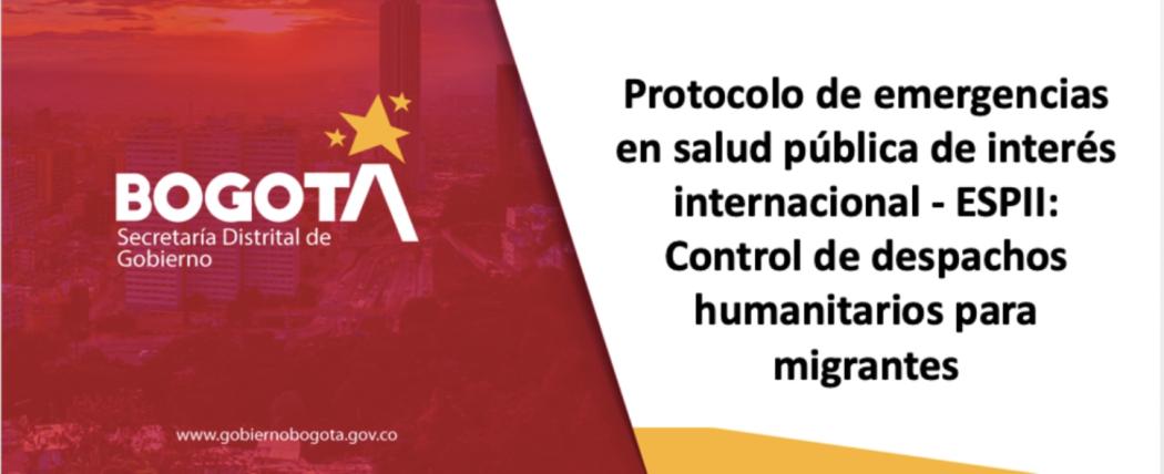 Control de Despachos Humanitarios para Migrantes