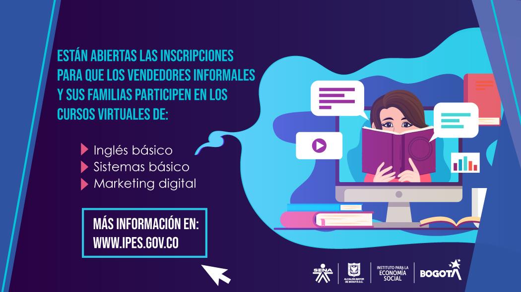 Vendedores informales pueden acceder a cursos virtuales