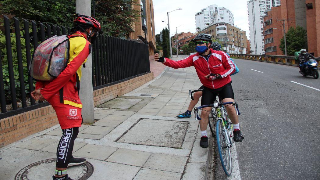 Punto de control medida de 'pico y cédula' en subidas a Patios y El Verjón