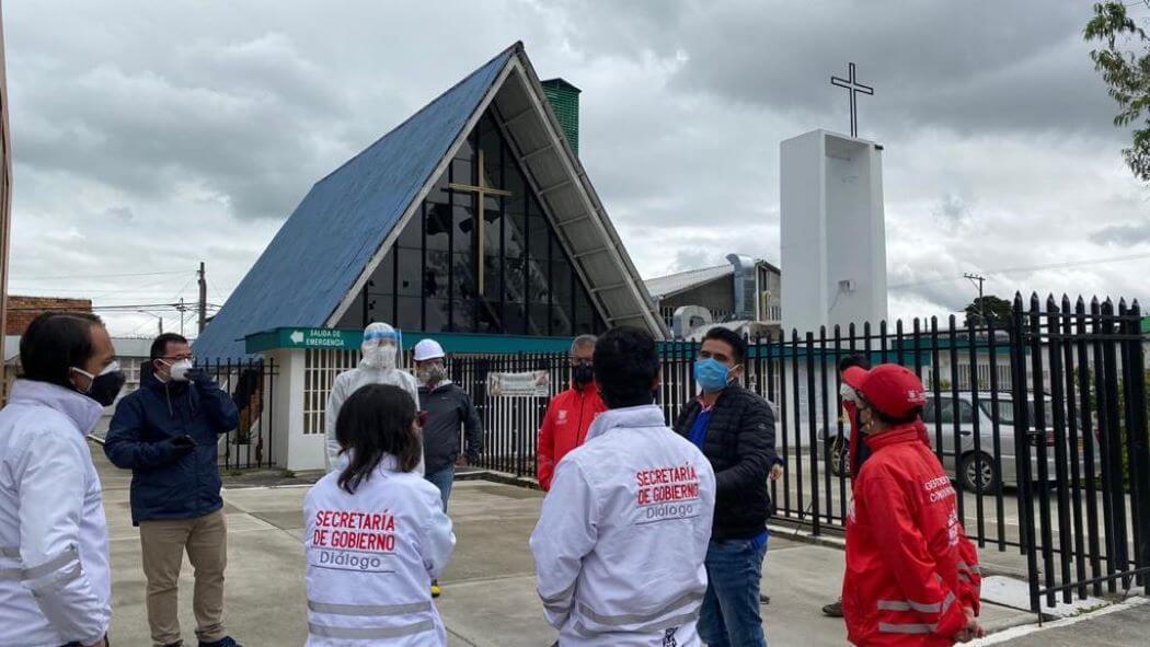 Bogotá ya se están utilizando los tres contenedores refrigerados para la conservación transitoria de los cuerpos.