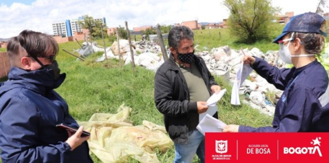 Acciones locales en Bosa para proteger al río Tunjuelo.