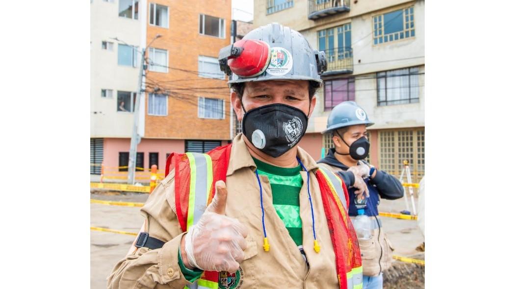 Trabajador de la Unidad de mantenimiento vial.